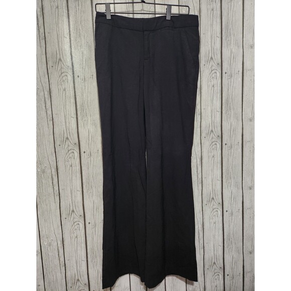 Banana Republic Pants - Banana Republic Martin Fit Trousers Womens 6 Black Pants Lined Bootcut